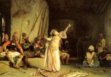 La danza del árabe almeh Jean Leon Gerome Pinturas al óleo